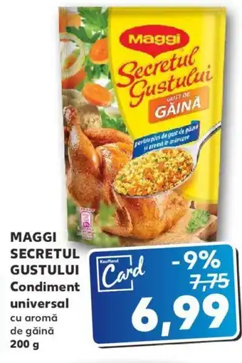Kaufland MAGGI SECRETUL GUSTULUI Condiment universal cu aromă de găină 200 g Ofertă