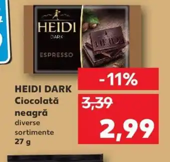 HEIDI DARK Ciocolată neagră diverse sortimente 27 g