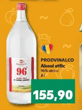 Kaufland PRODVINALCO Alcool etilic 96% alcool 2 l Ofertă