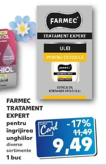 Kaufland FARMEC TRATAMENT EXPERT pentru îngrijirea unghiilor 1 buc Ofertă