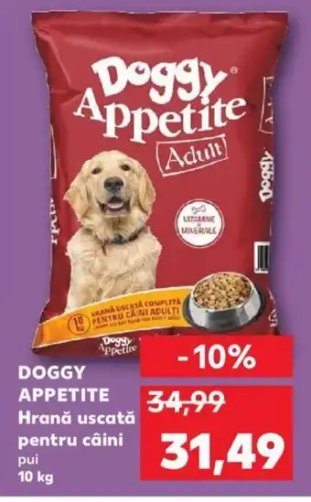 Kaufland DOGGY APPETITE Hrană uscată pentru câini pui 10 kg Ofertă