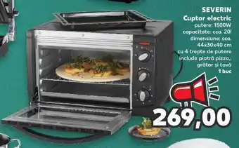 Kaufland SEVERIN Cuptor electric putere: 1500W 1 buc Ofertă