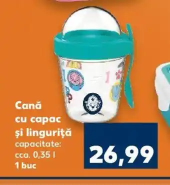 PAW PATROL Cană cu capac şi linguriţă capacitate: cca. 0,35 l 1 buc