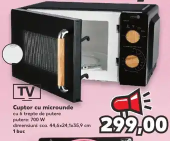 Kaufland SWITCH ON Cuptor cu microunde cu 6 trepte de putere putere: 700 W 1 buc Ofertă