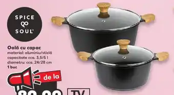 Kaufland SPICE&SOUL Oală cu capac 1 buc Ofertă