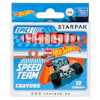 Noriel Set 12 creioane cerate starpak, hot wheels Ofertă