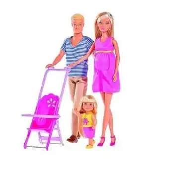 Papusa steffi love - familie fericita