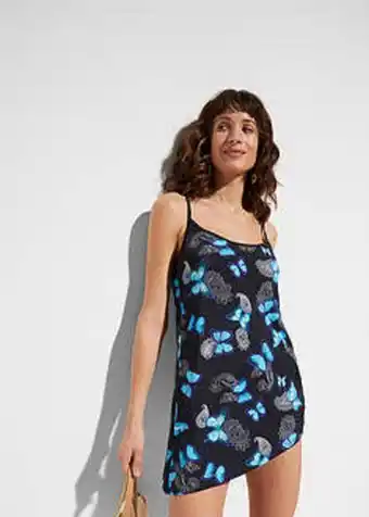 Costum baie tip rochie, poliamidă reciclată