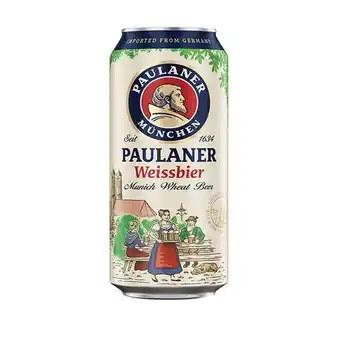 Auchan Bere alba nefiltrata paulaner, 0.5 l Ofertă