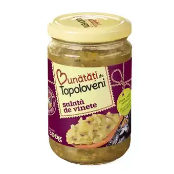 Auchan Salata de vinete bunatati de topoloveni, 300 g Ofertă