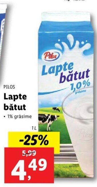 Lidl PILOS Lapte bătut 1L Ofertă