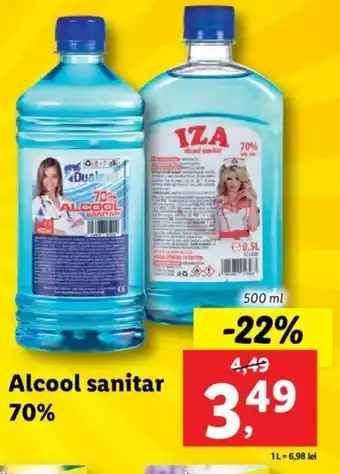 Lidl Alcool sanitar 70% 500ml Ofertă