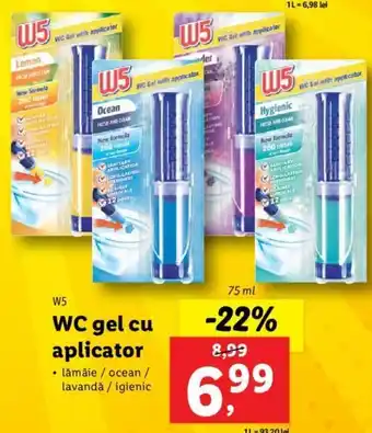 Lidl WC gel cu aplicator 75 ml Ofertă