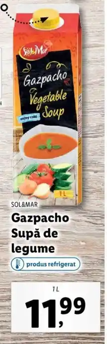 SOL&MAR Gazpacho Supă de legume 1L