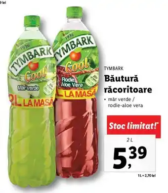 Lidl TYMBARK Băutură răcoritoare 2L Ofertă