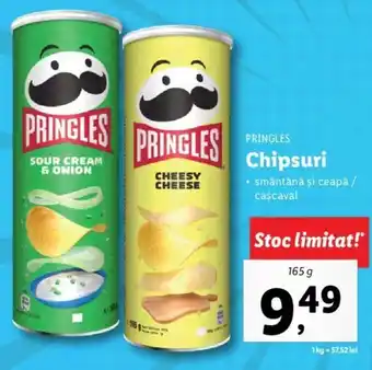 Lidl PRINGLES Chipsuri 165g Ofertă