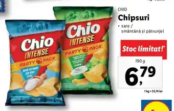 Lidl CHIO Chipsuri 190g Ofertă