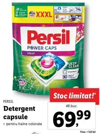 Lidl PERSIL Detergent capsule 46 buc. Ofertă
