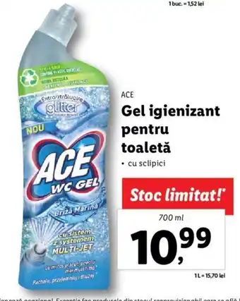 Lidl ACE Gel igienizant pentru toaletă 700ml Ofertă