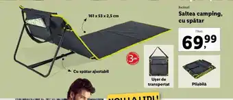 Lidl Rocktrail Saltea camping, cu spătar 1 buc. Ofertă