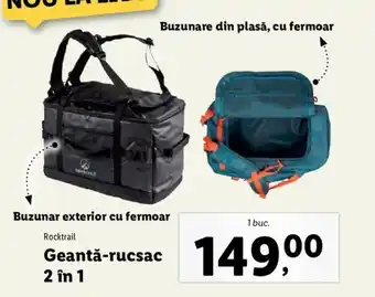 Lidl Rocktrail Geantă-rucsac 2 în 1 1 buc. Ofertă