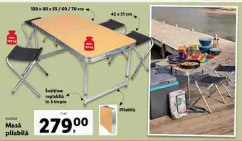 Lidl Rocktrail Masă pliabilă 1set Ofertă