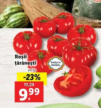 Lidl PIAȚA Lidl Roşii ţărăneşti per kg Ofertă