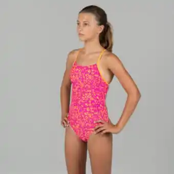 Costum întreg înot lexa celo roz portocaliu fete