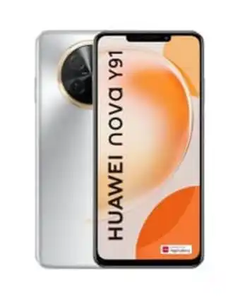 Telefon mobil huawei nova y91, 128 gb, 8 gb ram, moonlight silver