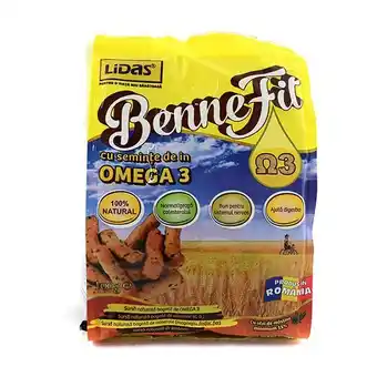 Grisine cu seminte de in si ulei de masline bennefit, 100 g