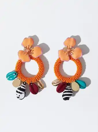 Parfois Flower and shell earrings flower and shell earrings Ofertă
