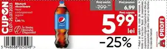 PROFI Băutură răcoritoare, Pepsi regular carbogazoasă, 2l Ofertă
