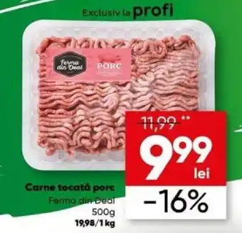PROFI Carne tocată porc Ferma din Deal, 500g Ofertă