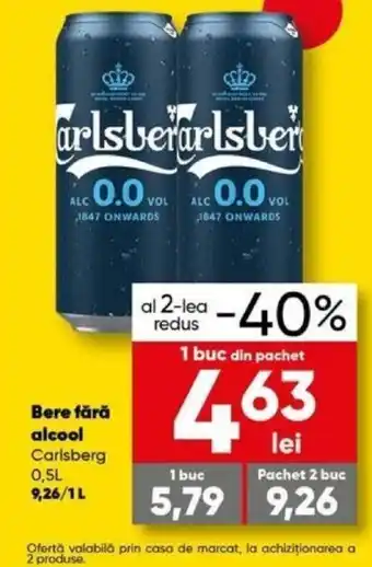 PROFI Bere fără alcool Carlsberg 0,5L Ofertă