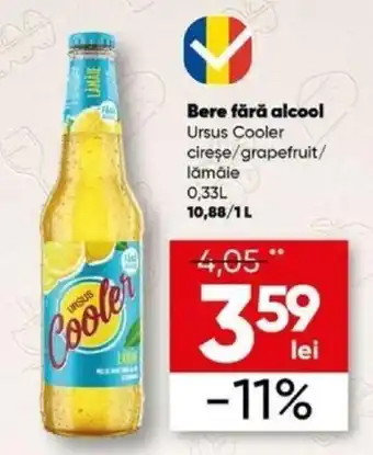 PROFI Bere fără alcool Ursus Cooler cireșe/grapefruit/lămâie, 0,33L Ofertă