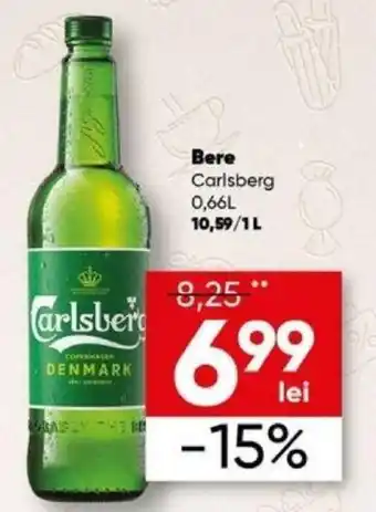 PROFI Bere Bere Carlsberg 0,66L Ofertă