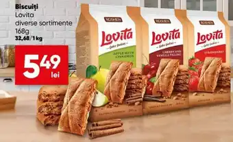 PROFI Biscuiţi Lovita diverse sortimente, 168g Ofertă