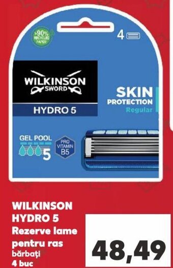 Kaufland WILKINSON HYDRO 5 Rezerve lame pentru ras bărbaţi 4 buc Ofertă