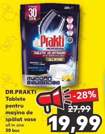 Kaufland DR.PRAKTI Tablete pentrumaşina de spălat vase all in one 30 buc Ofertă