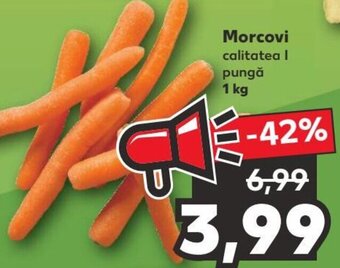 Kaufland Morcovi calitatea l pungă 1 kg Ofertă