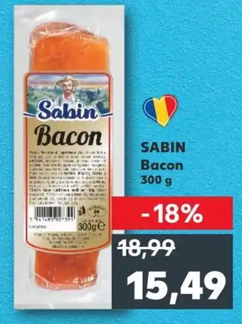 Kaufland SABIN Bacon 300g Ofertă