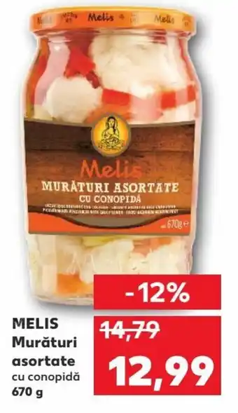 MELIS Murături asortate cu conopidă 670 g