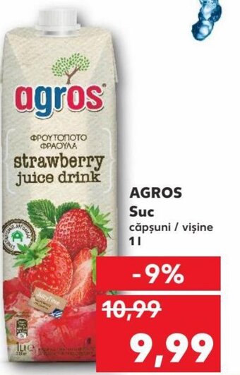 Kaufland AGROS Suc, 1l Ofertă