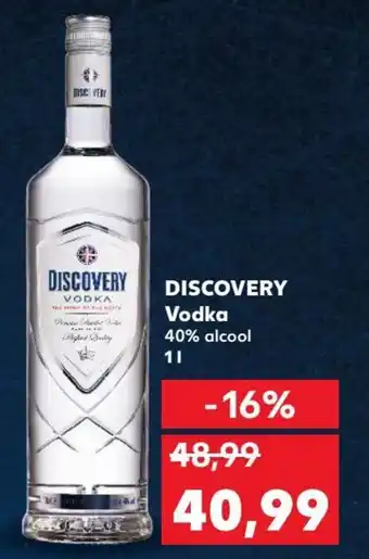 Kaufland DISCOVERY Vodka 40% alcool 1L Ofertă