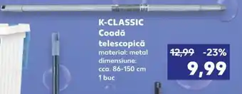 Kaufland K-CLASSIC Coadă telescopică 1 buc Ofertă