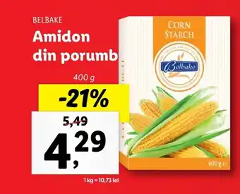 Lidl BELBAKE Amidon din porumb 400g Ofertă