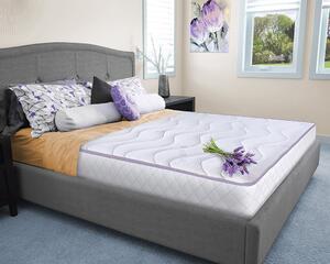 Favi Saltea ortopedica green future lavanda therapy 160x200 cm, memory foam, medie/tare, 18 cm, anatomica, husa antialergica Ofertă