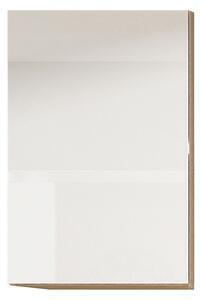 Favi Dulap superior cu uşă verticală, alb super luciu hg, dreapta, line alb Ofertă