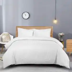 Favi Lenjerie de pat elegance din damasc, dunga 2 cm 185 g/mp Ofertă
