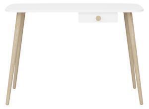Favi Tvilum birou pentru copii cu 1 sertar culoare alb, grazia 075 Ofertă